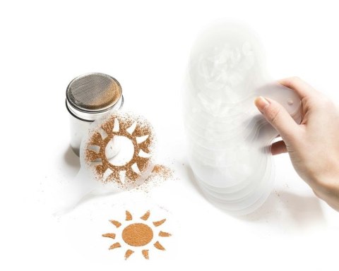 Szablony do kawy i shaker - zestaw Szablony do kawy i shaker - zestaw