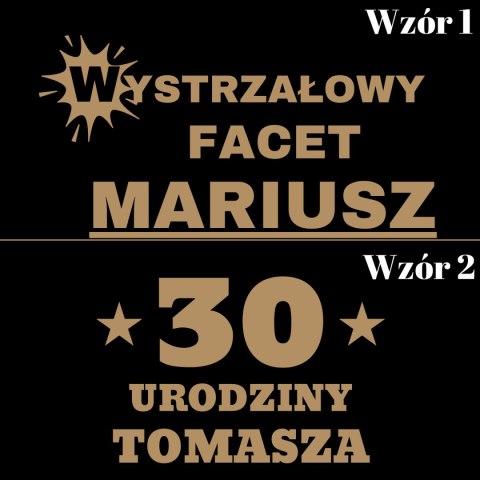 CZOŁG NA PIWO DREWNIANY Z GRAWEREM CZOŁG NA PIWO DREWNIANY Z GRAWEREM
