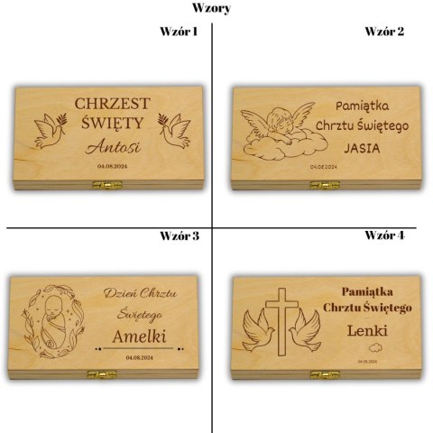 PAMIĄTKA CHRZTU ŚWIĘTEGO PUDEŁKO NA PIENIĄDZE 20X10,5X3,5cm Z ZAMKIEM PAMIĄTKA CHRZTU ŚWIĘTEGO PUDEŁKO NA PIENIĄDZE 20X10,5X3,5cm Z ZAMKIEM