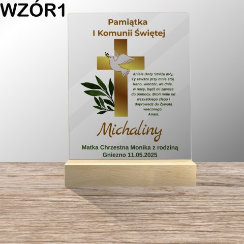 PERSONALIZOWANA STATUETKA PAMIĄTKA NA KOMUNIĘ ŚWIĘTĄ PERSONALIZOWANA STATUETKA PAMIĄTKA NA KOMUNIĘ ŚWIĘTĄ