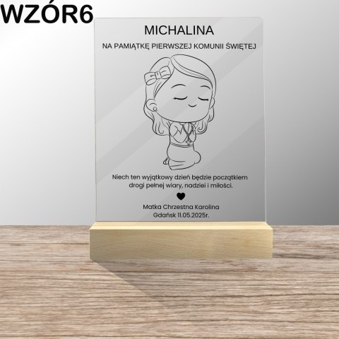 PERSONALIZOWANA STATUETKA PAMIĄTKA NA KOMUNIĘ ŚWIĘTĄ PERSONALIZOWANA STATUETKA PAMIĄTKA NA KOMUNIĘ ŚWIĘTĄ