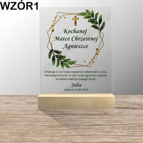 PERSONALIZOWANA STATUETKA PODZIĘKOWANIE DLA CHRZESTNYCH NA KOMUNIĘ ŚWIĘTĄ PERSONALIZOWANA STATUETKA PODZIĘKOWANIE DLA CHRZESTNYCH NA KOMUNIĘ ŚWIĘTĄ