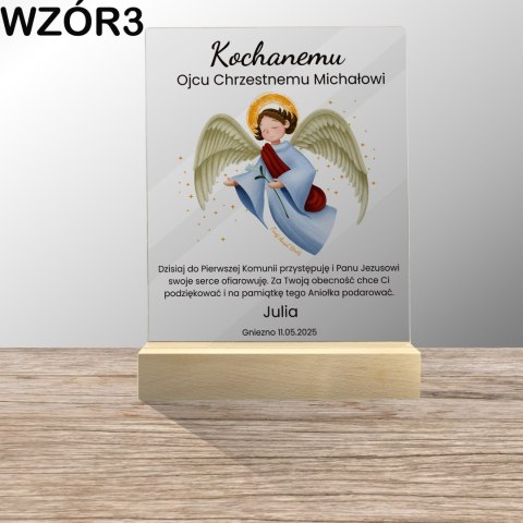 PERSONALIZOWANA STATUETKA PODZIĘKOWANIE DLA CHRZESTNYCH NA KOMUNIĘ ŚWIĘTĄ PERSONALIZOWANA STATUETKA PODZIĘKOWANIE DLA CHRZESTNYCH NA KOMUNIĘ ŚWIĘTĄ