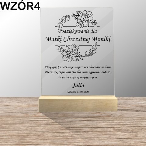 PERSONALIZOWANA STATUETKA PODZIĘKOWANIE DLA CHRZESTNYCH NA KOMUNIĘ ŚWIĘTĄ PERSONALIZOWANA STATUETKA PODZIĘKOWANIE DLA CHRZESTNYCH NA KOMUNIĘ ŚWIĘTĄ
