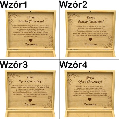 PODZIĘKOWANIE DLA CHRZESTNYCH PUDEŁKO NA MERCI NA KOMUNIĘ PODZIĘKOWANIE DLA CHRZESTNYCH PUDEŁKO NA MERCI NA KOMUNIĘ