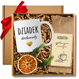 ZESTAW DLA DZIADKA - elegancki kubek z herbatą