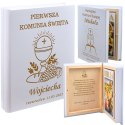 BIBLIA W DREWNIANYM PUDEŁKU PERSONALIZOWANYM NA KOMUNIĘ - GRAWER LASER BIBLIA W DREWNIANYM PUDEŁKU PERSONALIZOWANYM NA KOMUNIĘ - GRAWER LASER