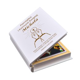 BIBLIA W DREWNIANYM PUDEŁKU PERSONALIZOWANYM NA KOMUNIĘ - GRAWER LASER
