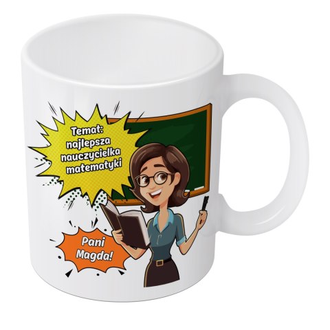 Kubek personalizowany dla nauczyciela – nauczycielka