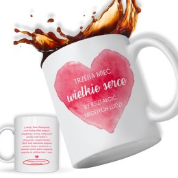 KUBEK PERSONALIZOWANY DLA NAUCZYCIELA - WIELKIE SERCE