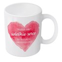 Kubek personalizowany dla nauczyciela – Wielkie Serce