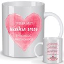 Kubek personalizowany dla nauczyciela – Wielkie Serce