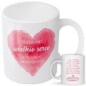 Kubek personalizowany dla nauczyciela – Wielkie Serce