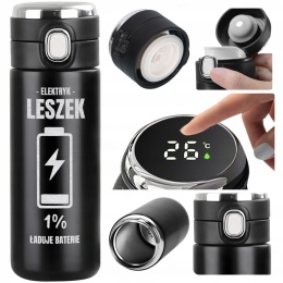 KUBEK TERMICZNY LED Z GRAWEREM prezent dla elektryka