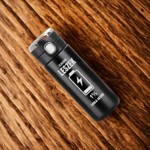 KUBEK TERMICZNY LED Z GRAWEREM prezent dla elektryka