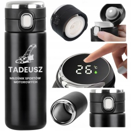 KUBEK TERMICZNY LED Z GRAWEREM prezent dla ogrodnika