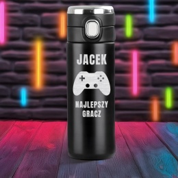 KUBEK TERMICZNY LED prezent dla gracza na święta