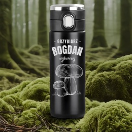 KUBEK TERMICZNY LED - prezent dla grzybiarza „Grzybiarz wyborowy