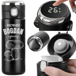 KUBEK TERMICZNY LED - prezent dla grzybiarza „Grzybiarz wyborowy