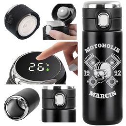 KUBEK TERMICZNY LED prezent dla motocyklisty