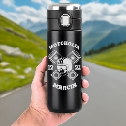 KUBEK TERMICZNY LED prezent dla motocyklisty