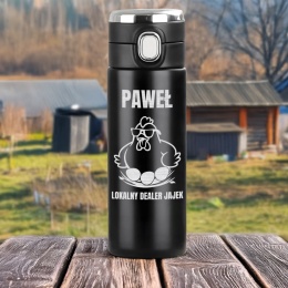 KUBEK TERMICZNY LED prezent dla rolnika na święta