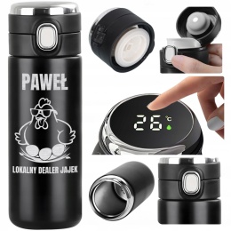 KUBEK TERMICZNY LED prezent dla rolnika na święta