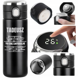 KUBEK TERMICZNY LED śmieszny prezent dla budowlańca