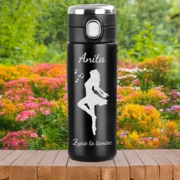 KUBEK TERMICZNY PERSONALIZOWANY prezent dla tancerki