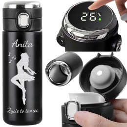 KUBEK TERMICZNY PERSONALIZOWANY prezent dla tancerki