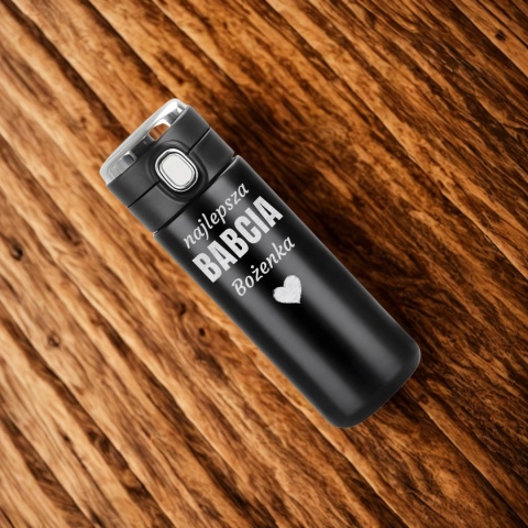 KUBEK TERMICZNY TERMOS LED upominek dla babci