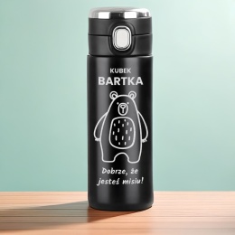 KUBEK TERMICZNY TERMOS Z GRAWEREM prezent dla męża na święta