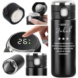 KUBEK TERMICZNY TERMOS Z GRAWEREM prezent dla szefa
