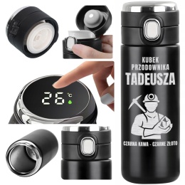 KUBEK TERMICZNY TERMOS prezent dla górnika na święta