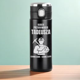 KUBEK TERMICZNY TERMOS prezent dla górnika na święta