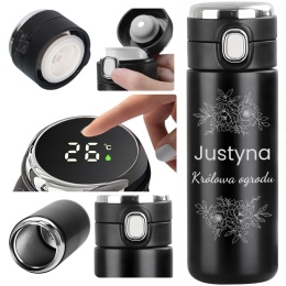 KUBEK TERMICZNY Z GRAWEREM prezent dla miłośnika ogrodu