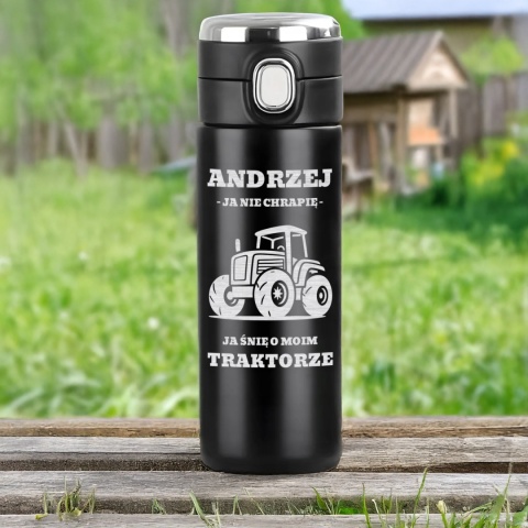 Kubek termiczny z grawerem - prezent dla rolnika