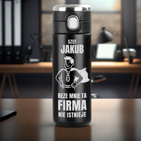 KUBEK TERMICZNY Z GRAWEREM prezent dla szefa