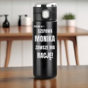 KUBEK TERMICZNY Z PERSONALIZACJĄ prezent upominek dla szefowej