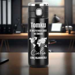 Kubek termiczny z grawerem - PREZENT DLA MĘŻA