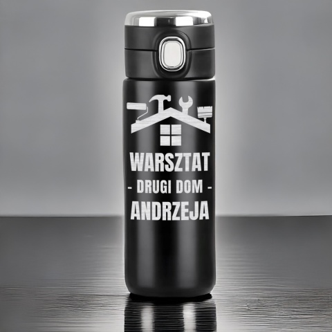 Kubek termiczny z grawerem - prezent dla majsterkowicza
