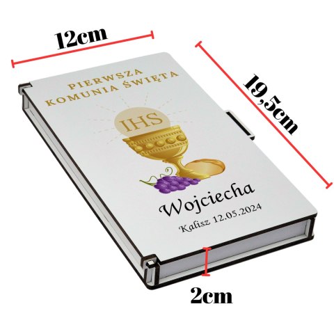 PAMIĄTKA NA KOMUNIĘ - PUDEŁKO NA PIENIĄDZE PAMIĄTKA NA KOMUNIĘ - PUDEŁKO NA PIENIĄDZE