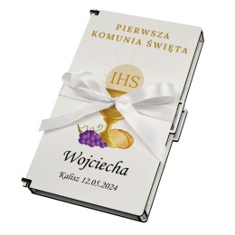 PAMIĄTKA NA KOMUNIĘ - PUDEŁKO NA PIENIĄDZE