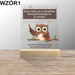 PERSONALIZOWANA STATUETKA DLA NAUCZYCIELA