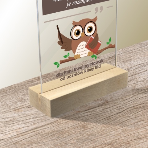 PERSONALIZOWANA STATUETKA DLA NAUCZYCIELA PERSONALIZOWANA STATUETKA DLA NAUCZYCIELA