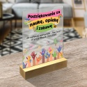 PERSONALIZOWANA STATUETKA DLA NAUCZYCIELA