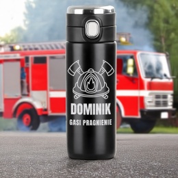 PREZENT DLA STRAŻAKA NA ŚWIĘTA kubek termiczny LED