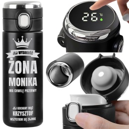 PREZENT DLA ŻONY kubek termiczny z grawerem