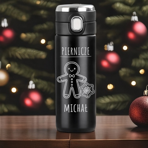 Prezent pod choinkę - kubek termiczny LED z napisem „Pierniczę"