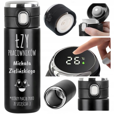 ŚMIESZNY PREZENT DLA SZEFA kubek termiczny led